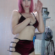 Hot Russian girl is back, this time she shows her beautiful face. While smoking she takes off her red panties she then turns around and does a shit on the floor. Music in the background. 720P HD. 2.5 minutes.